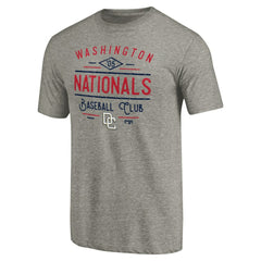Washington Nationals Cooperstown Collection Doubleday Tri-Blend T-Shirt - Gray T-shirts