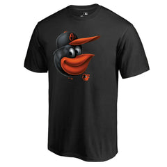 Baltimore Orioles Midnight Mascot Logo T-Shirt - Black T-shirts