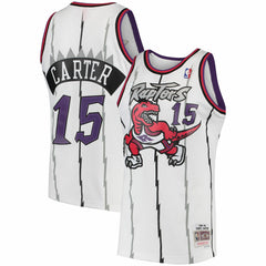 NBA Vince Carter Toronto Raptors 1998/99 Hardwood Classics Swingman Jersey - White