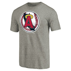 Los Angeles Angels Cooperstown Collection Forbes Tri-Blend T-Shirt - Ash T-shirts