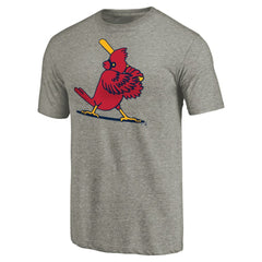St. Louis Cardinals Cooperstown Collection Forbes Tri-Blend T-Shirt - Ash T-shirts