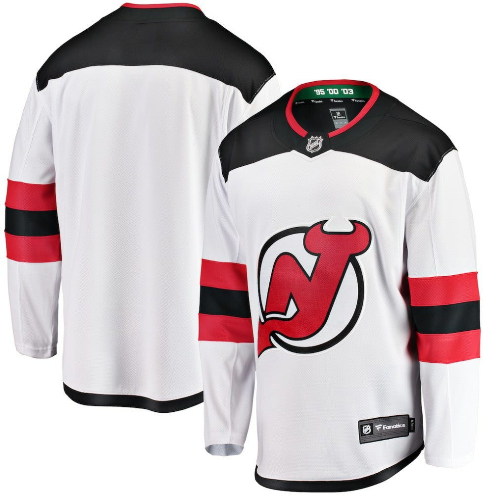NHL New Jersey Devils Fanatics Breakaway Away Jersey - White