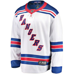 NHL New York Rangers Fanatics Breakaway Away Jersey - White