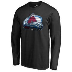 NHL Colorado Avalanche Midnight Mascot Long Sleeve T-Shirt - Black