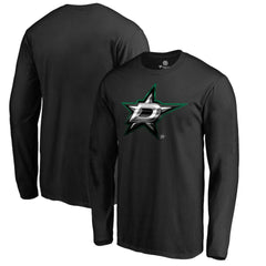 NHL Dallas Stars Midnight Mascot Long Sleeve T-Shirt - Black