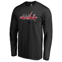NHL Washington Capitals Midnight Mascot Long Sleeve T-Shirt - Black