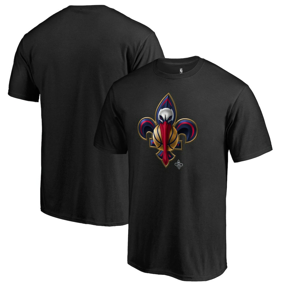 New Orleans Pelicans Midnight Mascot 2 T-Shirt Black