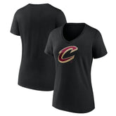 Cleveland Cavaliers Women's Midnight Mascot V-Neck T-Shirt Black