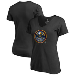 Denver Nuggets Women's Midnight Mascot V-Neck T-Shirt Black