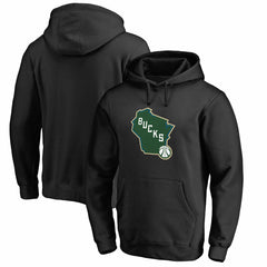 Milwaukee Bucks Alternate Logo Pullover Hoodie Black