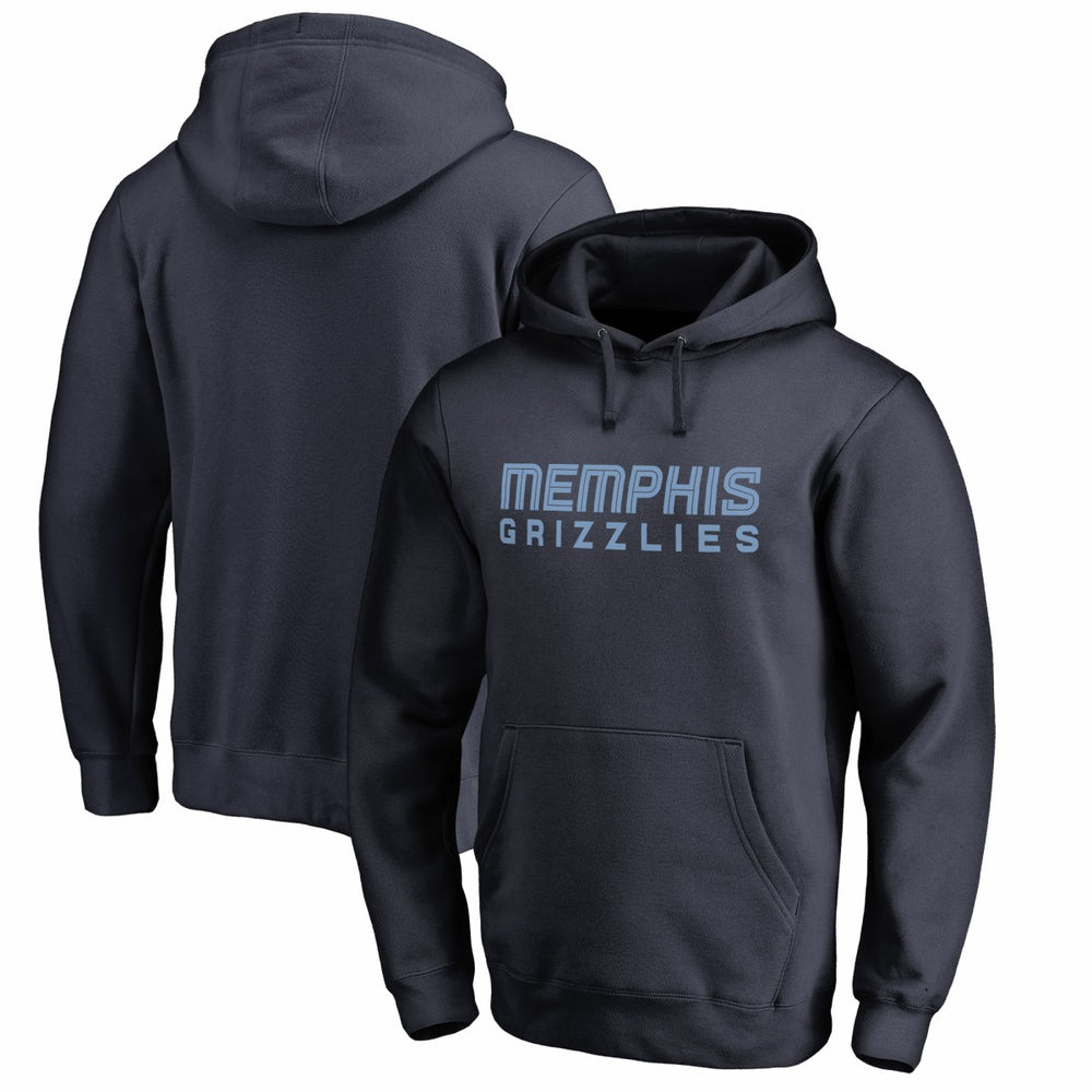 Memphis Grizzlies Wordmark Pullover Hoodie Navy
