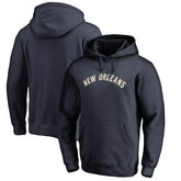 New Orleans Pelicans Wordmark Pullover Hoodie Navy