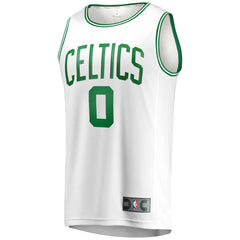Jayson Tatum Boston Celtics Fast Break Replica Away Jersey White Association Edition