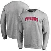 Detroit Pistons Wordmark Pullover Sweatshirt Heathered Gray