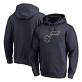 Utah Jazz Static Logo Pullover Hoodie Navy