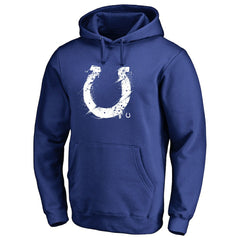 Indianapolis Colts Splatter Logo Pullover Hoodie Royal
