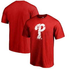 Philadelphia Phillies Splatter Logo T-Shirt - Red T-shirts