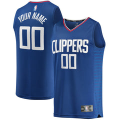 NBA LA Clippers Fast Break Custom Replica Jersey Royal - Icon Edition