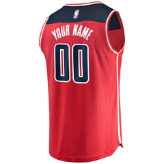 NBA Washington Wizards Fast Break Custom Replica Jersey Red - Icon Edition