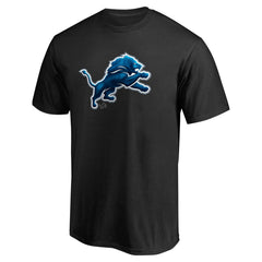 Detroit Lions Personalized Midnight Mascot T-Shirt Black