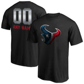 Houston Texans Personalized Midnight Mascot T-Shirt Black