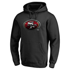 San Francisco 49ers Personalized Midnight Mascot Pullover Hoodie Black