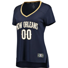 NBA New Orleans Pelicans Women's Fast Break Custom Jersey Navy - Icon Edition