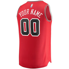 NBA Chicago Bulls Youth Fast Break Custom Replica Jersey Red sale - Icon Edition