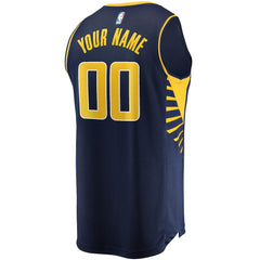 NBA Indiana Pacers Fanatics Youth Fast Break Custom Replica Jersey Navy - Icon Edition