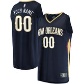 NBA New Orleans Pelicans Youth Fast Break Custom Jersey - Navy - Icon Edition
