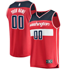 NBA Washington Wizards Youth Fast Break Custom Replica Jersey Red - Icon Edition