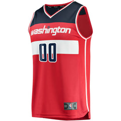 NBA Washington Wizards Youth Fast Break Custom Replica Jersey Red - Icon Edition