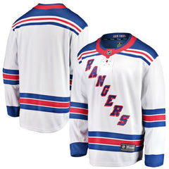 NHL New York Rangers Fanatics Youth Away Breakaway Jersey - White