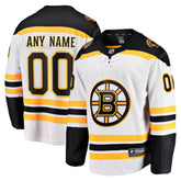 NHL Boston Bruins Fanatics Away Breakaway Custom Jersey - White