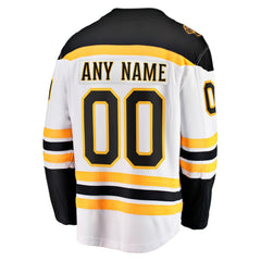 NHL Boston Bruins Fanatics Away Breakaway Custom Jersey - White