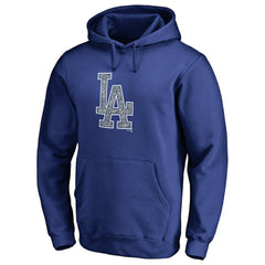 Los Angeles Dodgers Static Logo Pullover Hoodie - Royal Hoodies