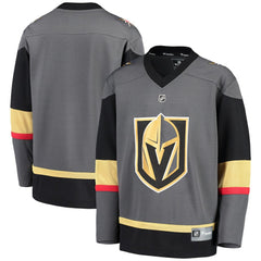 NHL Vegas Golden Knights Fanatics Youth Alternate Replica Blank Jersey - Black