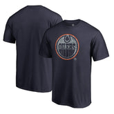 NHL Edmonton Oilers Static Logo T-Shirt - Navy