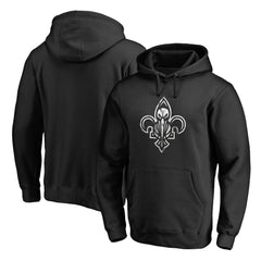 New Orleans Pelicans Marble Logo Pullover Hoodie Black