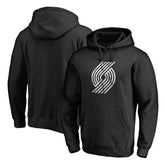 Portland Trail Blazers Marble Logo Pullover Hoodie Black