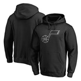 Utah Jazz Marble Logo Pullover Hoodie Black