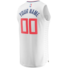 NBA LA Clippers Youth Fast Break Custom Replica Jersey White - Association Edition
