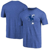 Indianapolis Colts Throwback Logo Tri-Blend T-Shirt Royal