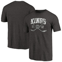 NHL Los Angeles Kings Vintage Collection Line Shift Tri-Blend T-Shirt - Black