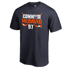 NHL Connor McDavid Edmonton Oilers Hometown Collection CM97 T-Shirt - Navy