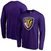 Baltimore Ravens Hometown Collection Long Sleeve T-Shirt Purple