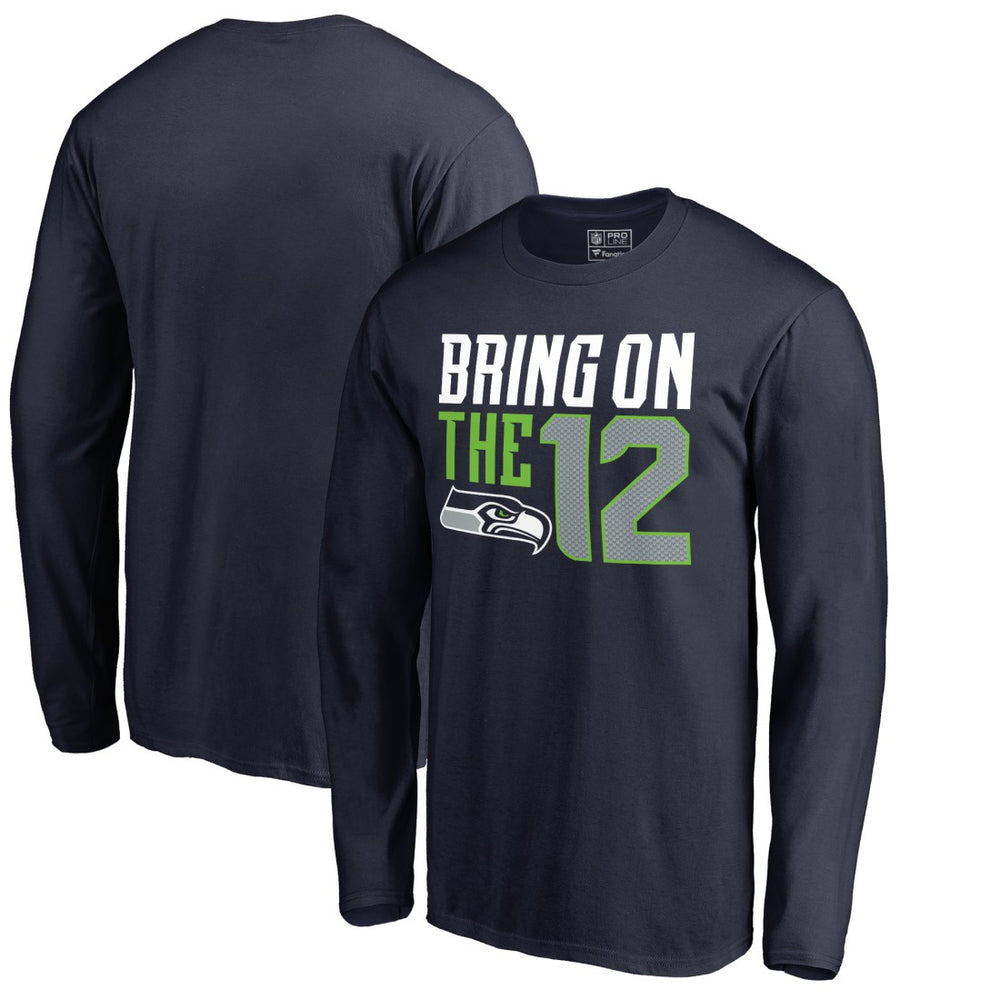 Seattle Seahawks Hometown Collection Long Sleeve T-Shirt College Navy