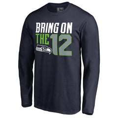 Seattle Seahawks Hometown Collection Long Sleeve T-Shirt College Navy