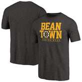 NHL Boston Bruins Hometown Collection Tri-Blend T-Shirt - Black