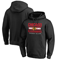 NHL Chicago Blackhawks Hometown Collection Pullover Hoodie - Black